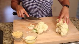 Roasted Cauliflower With Panko Bread Crumbs amp Butter  Delicious Recipes [upl. by Aroda]