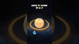 What Happens When Earth Hits Saturn JawDropping Collision space earth saturn shorts [upl. by Necaj]