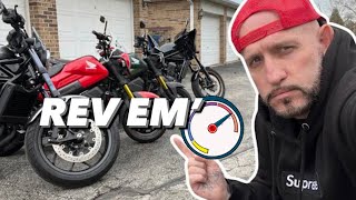 Honda Rebel 1100 amp Honda Navi Exhaust Sound Test [upl. by Lyle638]