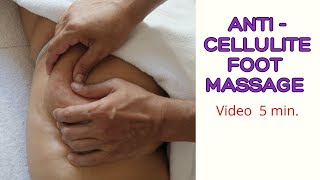 Do an anti cellulite massage on the legs [upl. by Araldo]