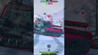 Игрок на Об268 показал как кидать БРЁВНА Tanks Blitz 🔥 wotblitz вотблиц wot blitz tanksblitz [upl. by Tatianas994]