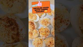 Deviled 😈 EGGS with GREEK yogurt [upl. by Neela]