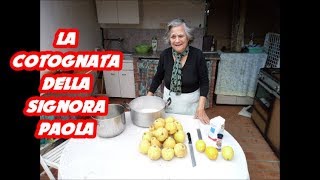 COTOGNATA CONFETTURA MARMELLATA DELLA NONNA PAOLA quotTHE COTOGNATA OF THE SIGNORA PAOLAquot SICILIA [upl. by Dusty556]