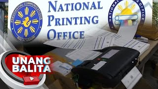 Paghahanda sa pagiimprenta ng balota para sa May polls ipinakita ng Comelec  UB [upl. by Oirifrop]