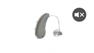 How to turn on and off a battery driven Audio Service RIC hearing aid [upl. by Eerej]