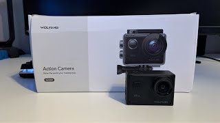 WOLFANG GA300 4K 60FPS Action Camera Unboxing amp Review [upl. by Aisiram]