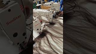 African wig makingsewing machine machine wig [upl. by Gilleod153]