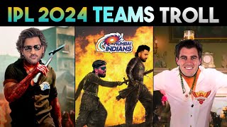 IPL 2024 TEAMS TROLL 🔥 CSK MI RCB SRH  IPL TROLLS  TELUGU CRICKET TROLLS [upl. by Agnes]