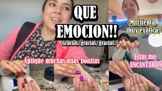 LOGRAMOS LA MONETIZACIÓN EN YOUTUBE  🥳  Dias de trabajo en uñas acrílicas💅🏻 [upl. by Cleodal812]