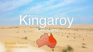 How To Pronounce Kingaroy QLD [upl. by Kuebbing]