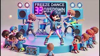 Freeze Dance Countdown 2 Dance Freeze and Count Down Super Nursery Song  Children Rhymes [upl. by Yduj]