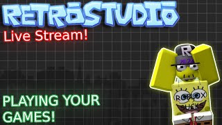 playing retrostudio games pls join [upl. by Marwin544]