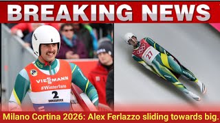 Milano Cortina 2026 Alex Ferlazzo sliding towards big breakthrough in lugeAustralian explores2024 [upl. by Davenport]