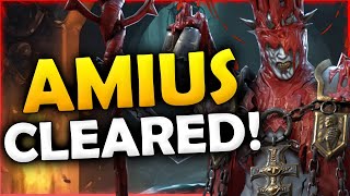 AMIUS STEP BY STEP CLEAR ROTATION 4 CURSED CITY  RAID SHADOW LEGENDS [upl. by Abixah]