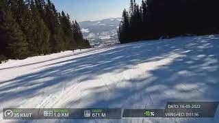 Trysil ski Downhill to turistsenteret [upl. by Micheline]