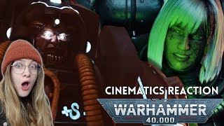 WARHAMMER 40K IS AMAZING  REACTING TO WARHAMMER 40000 CINEMATICSTRAILERS [upl. by Oilicec]