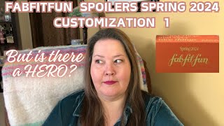 Fabfitfun SPOILERS Spring 2024 Customization 1 Spoiler [upl. by Idalina]