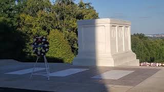 Changing of the Guard Tomb of the Unknown Soldier Arlington Cemetary 102024 [upl. by Leasa]