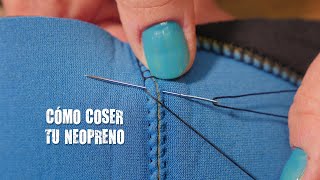 Cómo coser tu neopreno a mano [upl. by Antonius]