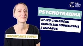 Violences sexuelles dans lenfance et conséquences à lâge adulte [upl. by Nelon]