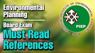 Paano pumasa sa EnP board exam  Environmental Planning  Must Read References  gineerbens [upl. by Arayk]