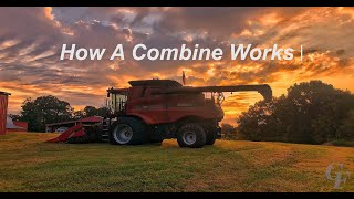 How a Combine Works A view inside the combine 4k video [upl. by Nolana]