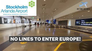 🇸🇪 Stockholm Arlanda ARN Airport NonSchengen Arrival Experience [upl. by Anirrehs]