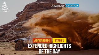 Extended highlights of Stage 1 presented by Aramco  Dakar2024 [upl. by Nellir366]