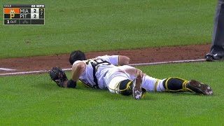 MIAPIT Cervelli fields ball and throws Gordon out [upl. by Scurlock507]