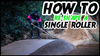 KIING OF SPADES  HOW TO ReShape a Single Roller [upl. by Raynor]