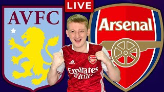 ASTON VILLA vs ARSENAL  LIVE FOOTBALL MATCH WATCHALONG [upl. by Aehsrop625]