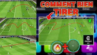 Comment BIEN TIRER sur eFootball 2024 mobile  Bien jouer à eFootball 2024 sur AndroidIOS Astuces [upl. by Hasile]