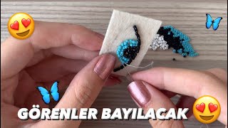 Afgan Boncuk ve Fimo Boncukla Kolye Yapımı  Göz İşlemeli Kolye  DIY👁✨🦋 beads kolyeyapımı [upl. by Warden]