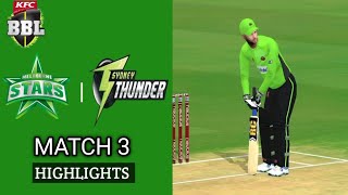 MELBOURNE STARS VS SYDNEY THUNDER  BBL 2024  MATCH 3 HIGHLIGHTS  REAL CRICKET 24 [upl. by Agnese]