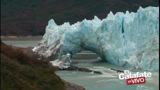 El Calafate en Vivo  Glaciar Perito Moreno Ruptura 2012 [upl. by Eanwahs]