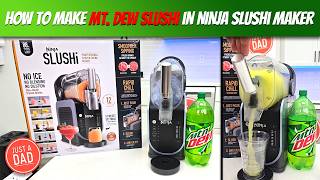 Ninja SLUSHi Professional Frozen Drink Maker FS 301 How to Make a Mtn Dew Slushi [upl. by Llenrod840]