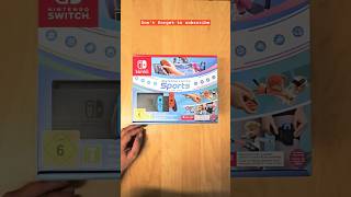 UNBOXING NINTENDO SWITCH SPORTS EDITION unboxing nintendoswitch nintendo [upl. by Lamonica]