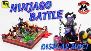 EPIC SEASON 9 LEGO NINJAGO SOG BATTLE DISPLAY MOC [upl. by Farlie]