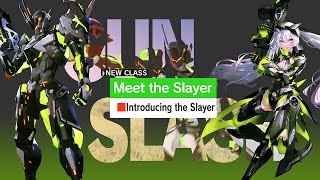 PSO2 NEW GENESIS New Class Slayer Introduction video [upl. by Gabriello716]