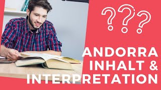 Max Frisch Andorra  Inhalt und Interpretation [upl. by Euqininod418]