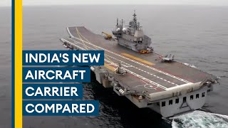 How HMS Queen Elizabeth compares to Indias newest aircraft carrier [upl. by Nil]