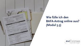 Wie fülle ich den BAFA Antrag für Energieeffizienz online aus Modul 53 [upl. by Faith]