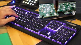 Keyboard Build Corsair K70 MK2 Low Profile Krytox 205g0 and Foam Cherry Speed [upl. by Rotce]