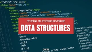 Recursion amp TailRecursion amp BackTracking in Java  Data Structures [upl. by Lattonia]