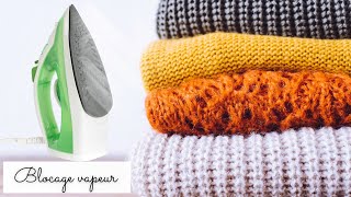 Tuto crochet facile 🧶 Techniques INDISPENSABLES pour pull veste sac au tricot 🧶 Blocage Vapeur [upl. by Eidda]