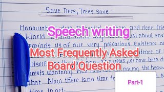 Speech Writing How to write a speech  Format Example  Debate Writing Class 12th10th11th9th [upl. by Attevroc]