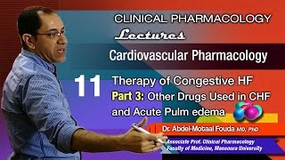 Cardiovascular Pharmacology Ar  11  Congestive heart failure  Other drugs [upl. by Derrik]