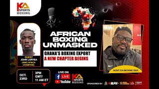 AFRICAN BOXING UNMASKED EP 9  WBO AFRICA CHAMPION DISCUSSES CAREER AND UPCOMING BOUT [upl. by Cheri]