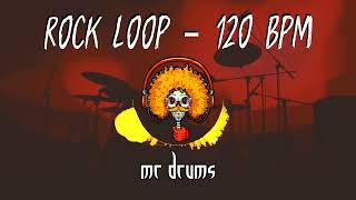 Rock Drum Loop  120 BPM [upl. by Jr]