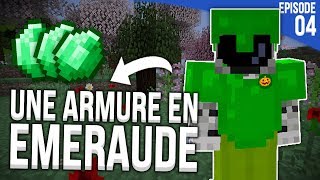 UNE ARMURE EN EMERAUDE   Minecraft Moddé S4  Episode 4 [upl. by Pas]